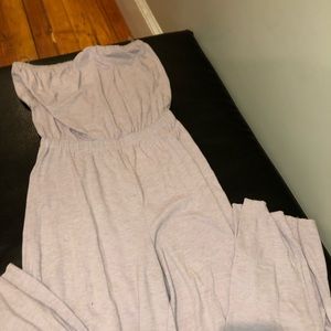 Strapless jumpsuit